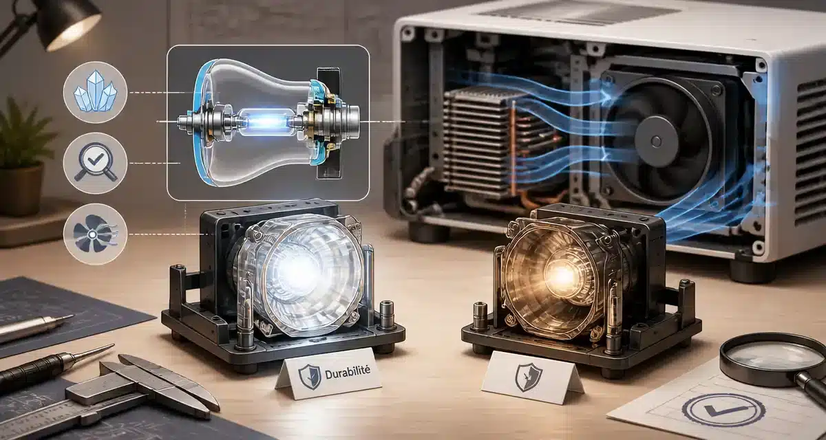 Système de refroidissement et composants de projecteur innovants.
